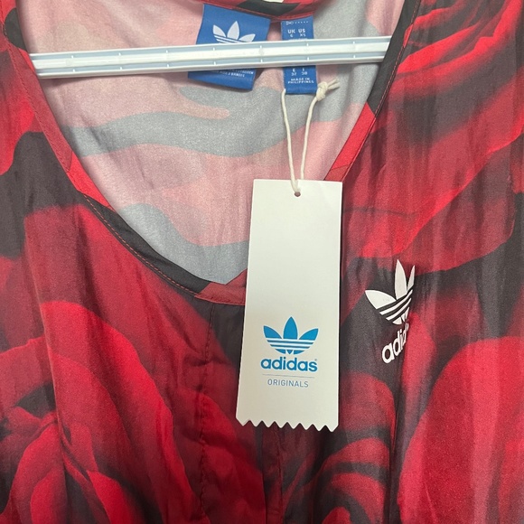 Adidas Red Floral Camo Jumpsuit - Picture 6 of 8